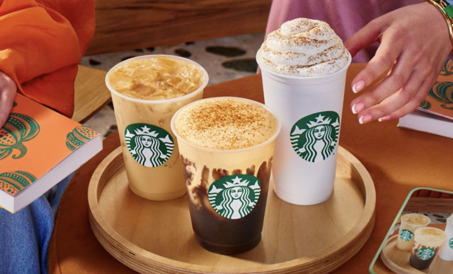 Nέες premium γεύσεις Starbucks® at Ηome, Caramel Latte, Cinnamon Dolce Latte και Toffee Nut Latte.