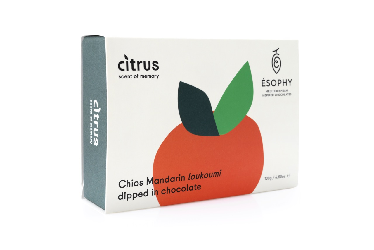 CITRUS & ÉSOPHY: Ενώνουν τις δυνάμεις τους και δημιουργούν το απολαυστικό λουκούμι με Χιώτικο μανταρίνι, με επικάλυψη μαύρης σοκολάτας με 65% κακάο